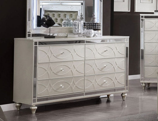 Furniture of America - Manar Dresser in Silver - CM7891D View 1
