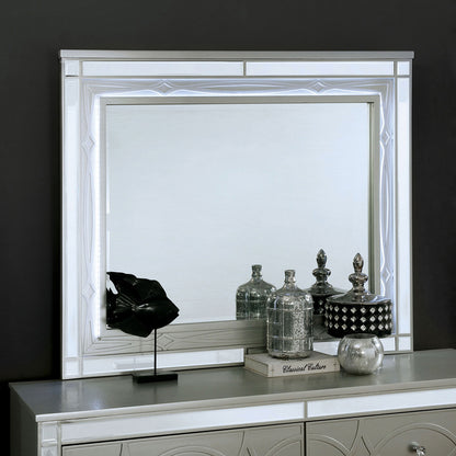 Furniture of America - Manar Mirror in Silver - CM7891M View 1