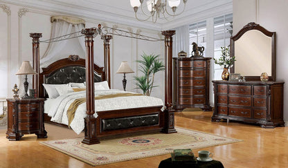 Furniture of America - Mandalay 5 Pc. Queen Bedroom Set w/ Chest in Brown Cherry - CM7271Q-5PC-CHEST View 1