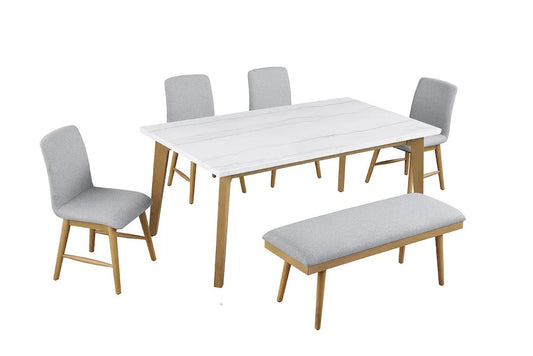 Furniture of America - Mandier - Dining Bench - FM37009NT-BN view 1
