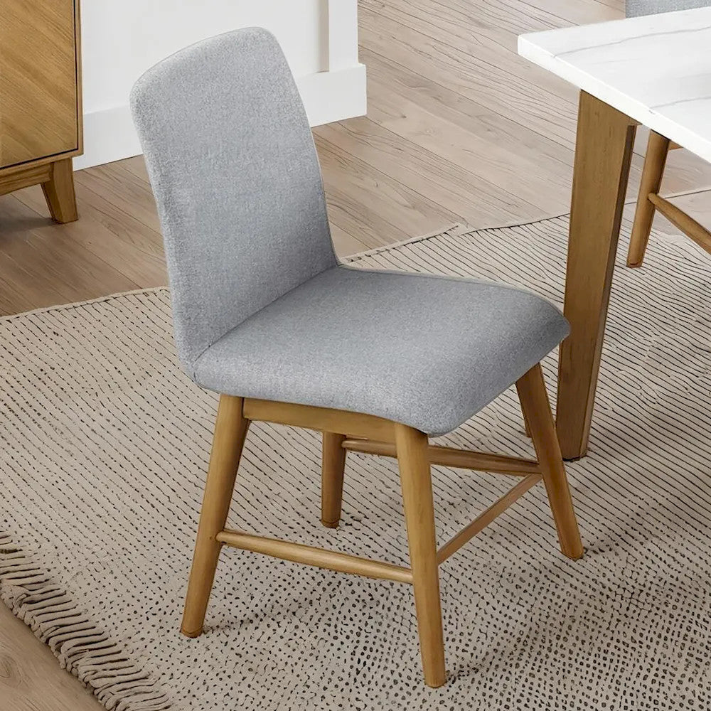 Furniture of America - Mandier - Side Chair w/ Cross Bar (Set of 2) - FM37009NT-SC-2PK view 1