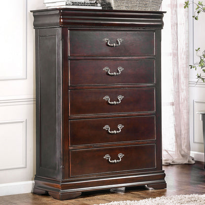 Furniture of America - Mandura Chest in Cherry - CM7260C View 2