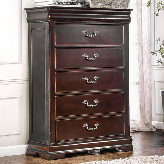 Furniture of America - Mandura Chest in Cherry - CM7260C View 2