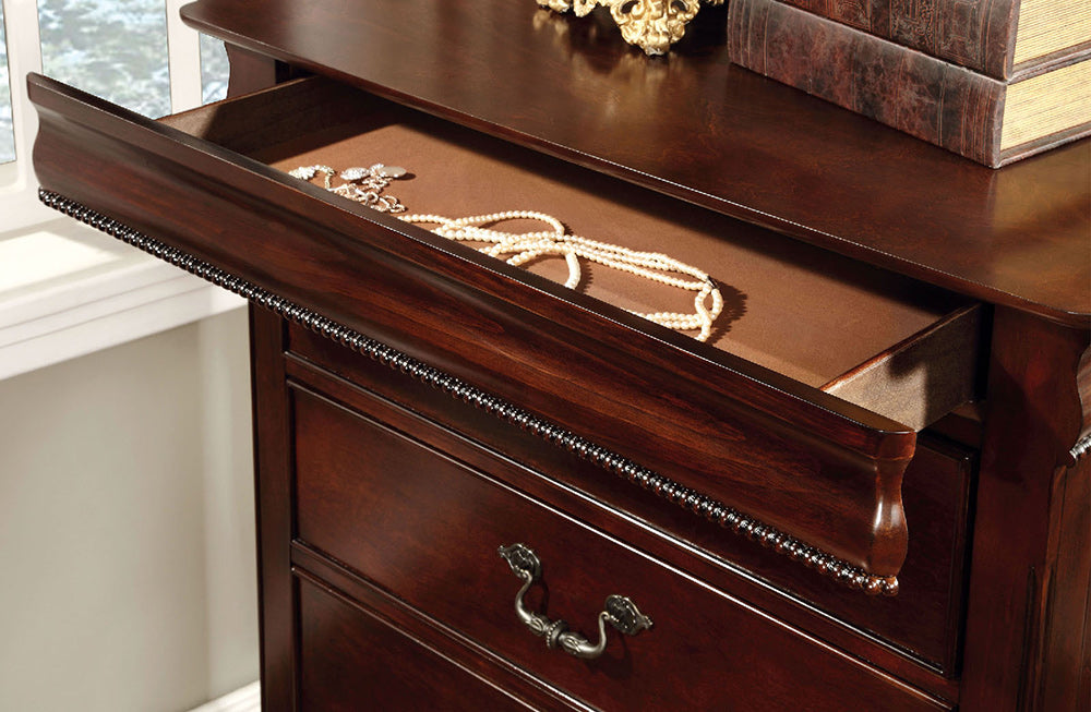 Furniture of America - Mandura Chest in Cherry - CM7260C View 3