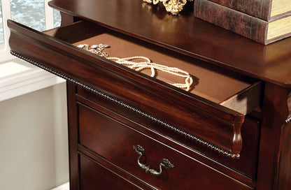 Furniture of America - Mandura Chest in Cherry - CM7260C View 3