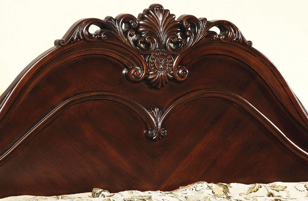 Furniture of America - Mandura Queen Bed in Cherry - CM7260Q-BED View 2