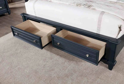 Furniture of America - Manzanillo - 3 Pc. Queen Bedroom Set - CM7470BL-Q-4PC view 4