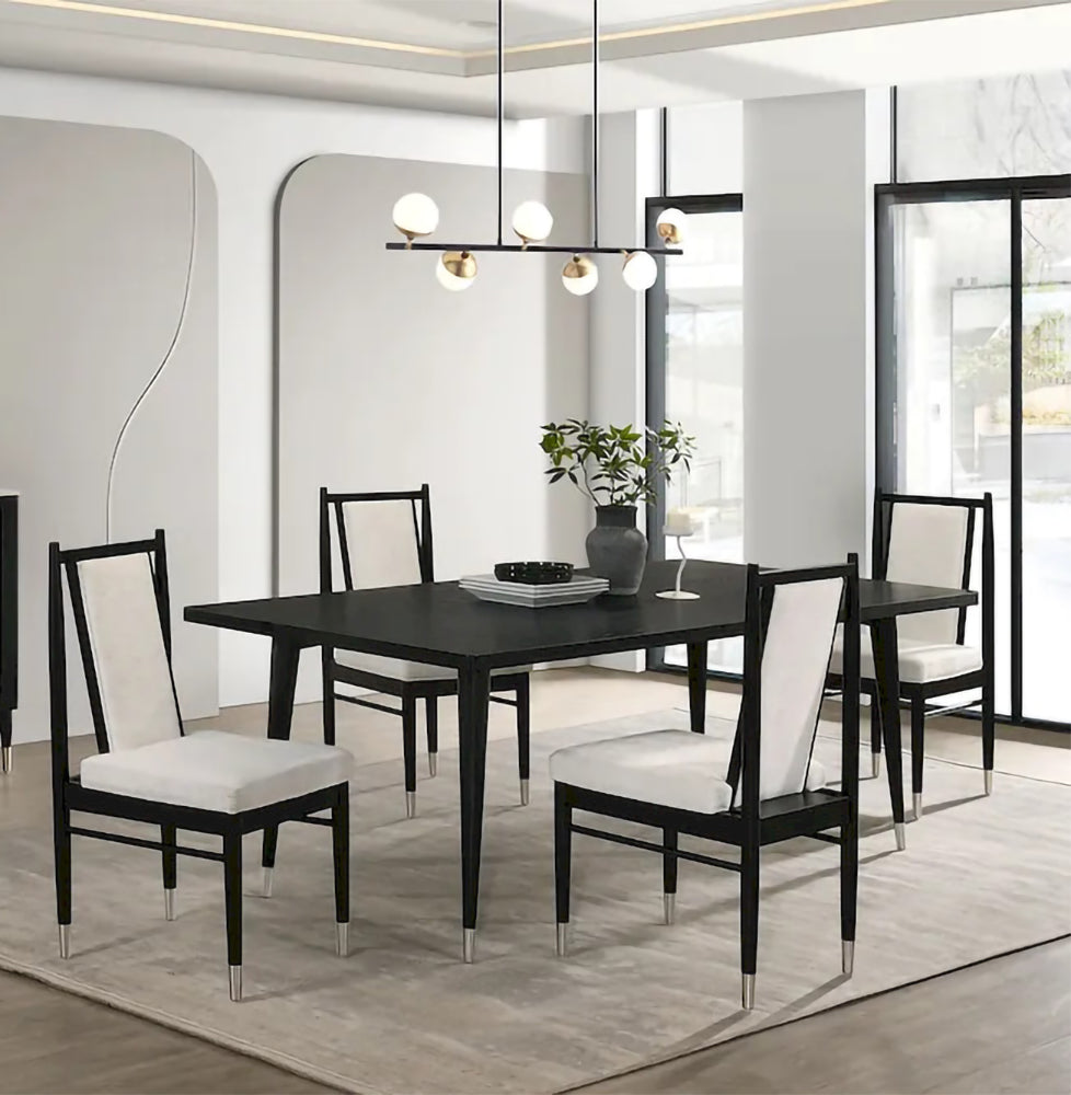 Furniture of America - Margate - 7 Pc. Dining Table Set - FM32002BK-T-7PC view 1