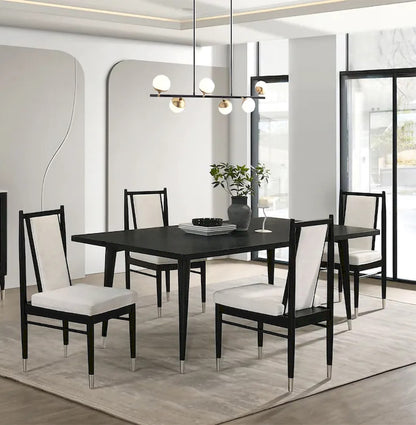 Furniture of America - Margate - 7 Pc. Dining Table Set - FM32002BK-T-7PC view 1