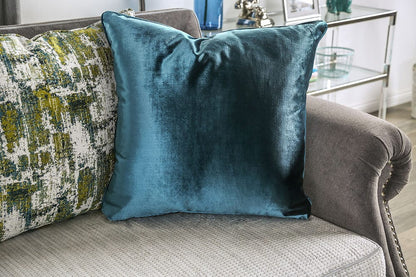 Furniture of America - Mariella Sofa + Loveseat in Gray/Beige/Teal/Olive - SM2286-2PC View 5