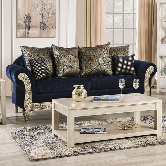 Furniture of America - Marinella Sofa in Royal Blue - SM7744-SF View 1