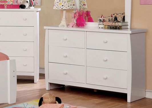 Furniture of America - Marlee Dresser in White - CM7651WH-D View 1