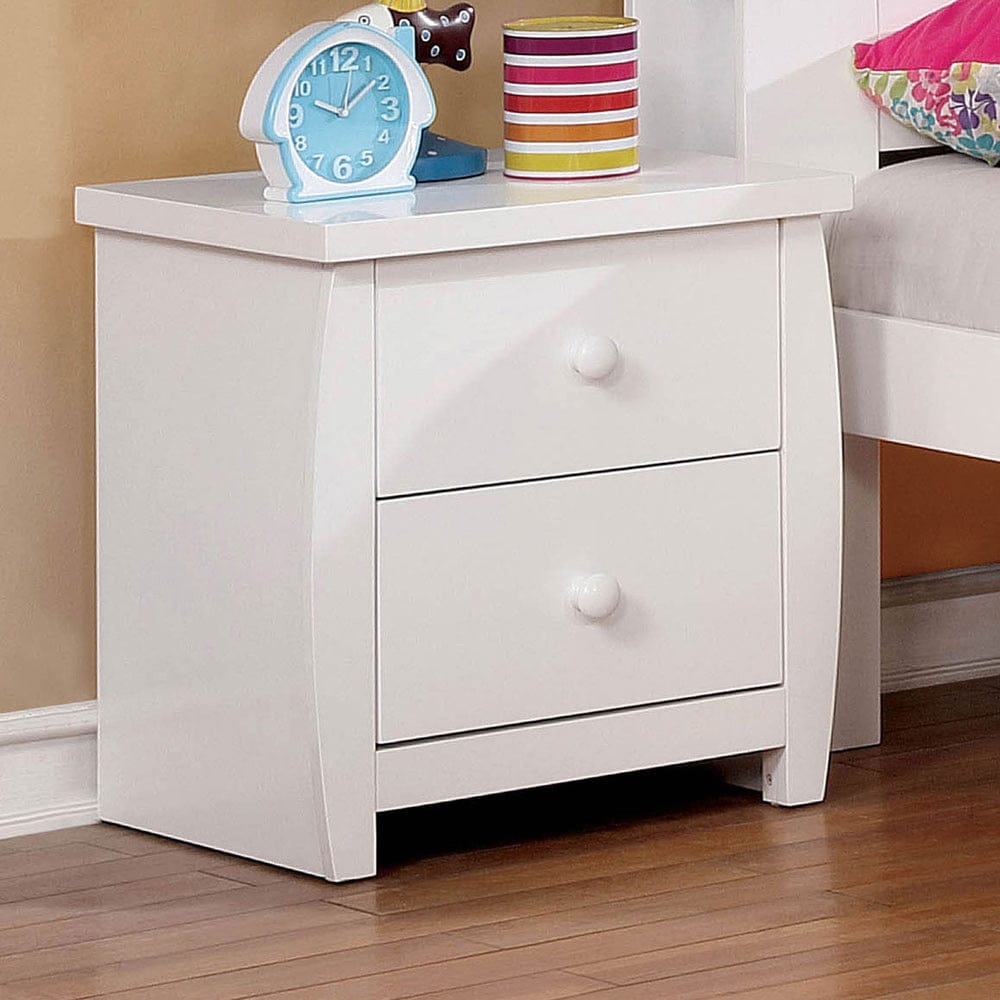 Furniture of America - Marlee Nightstand in White - CM7651WH-N View 1