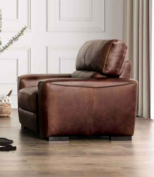 Furniture of America - Marsicano Loveseat in Cognac - FM90005-LV View 1