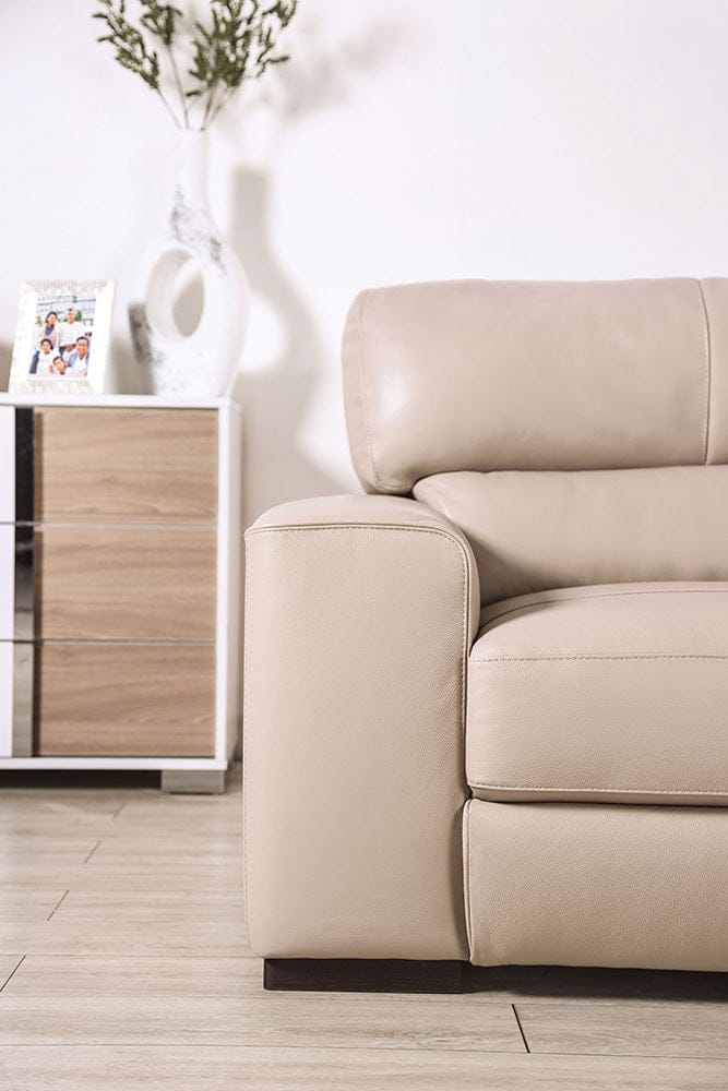 Furniture of America - Marsicano Power Sofa + Loveseat in Taupe - FM90005TP-2PC View 3