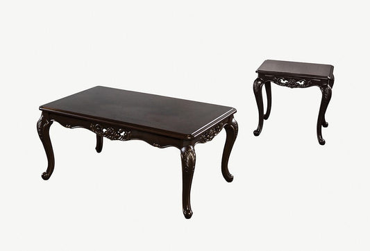 Furniture of America - Marston End Table in Dark Walnut - FM45006BR-E View 2