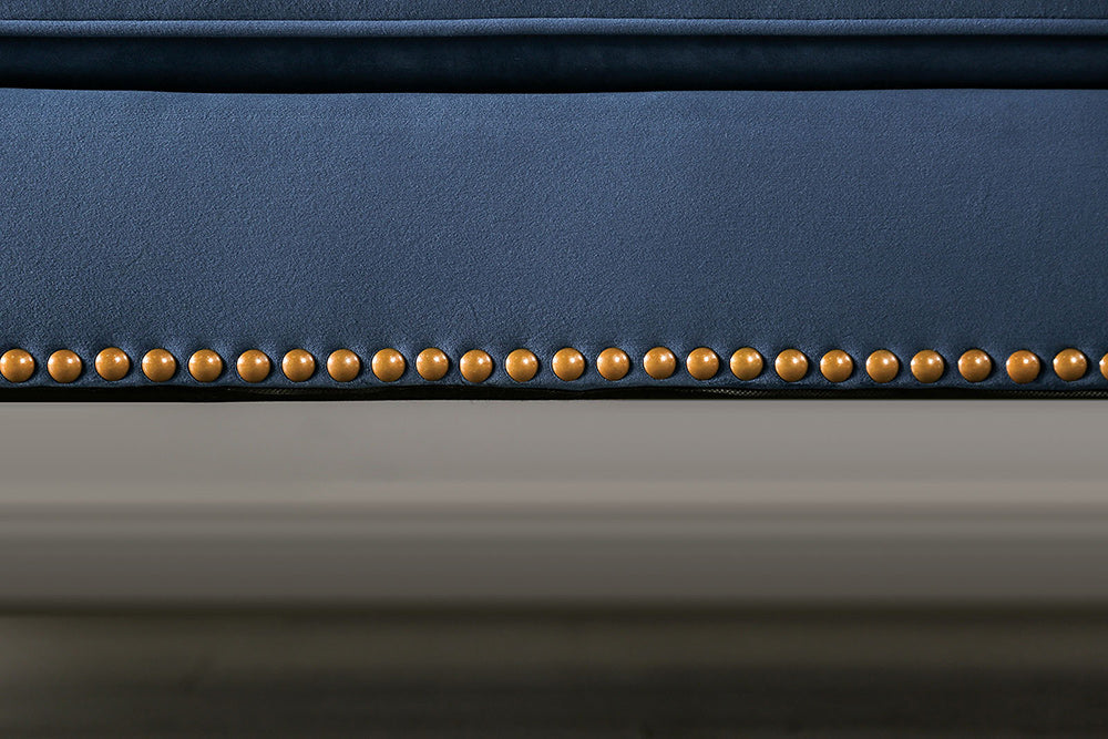 Furniture of America - Martinique Sofa + Loveseat in Blue - SM2230-2PC View 4