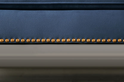 Furniture of America - Martinique Sofa + Loveseat in Blue - SM2230-2PC View 4