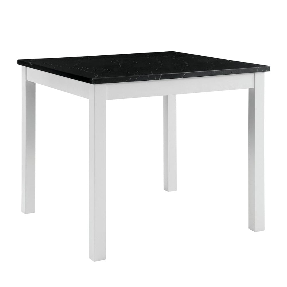 Furniture of America - Mathilda 5 Pc. Counter Ht. Set in Black/White - CM3143PT-5PK View 4