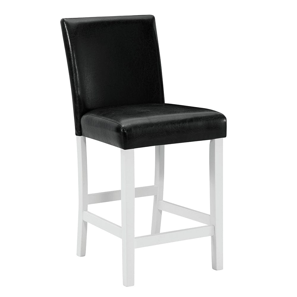 Furniture of America - Mathilda 5 Pc. Counter Ht. Set in Black/White - CM3143PT-5PK View 5