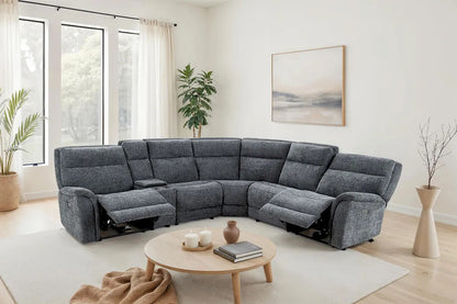 Furniture of America - Mattheus - Power Sectional - Charcoal Gray - CM9944DG-SECT-PM view 1