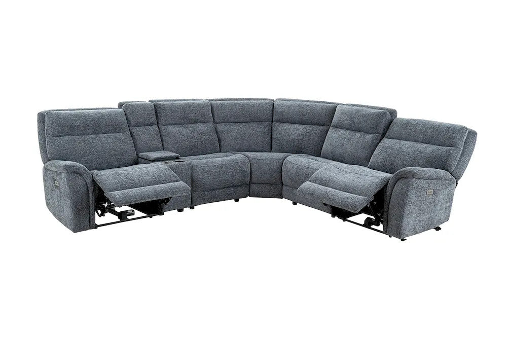 Furniture of America - Mattheus - Power Sectional - Charcoal Gray - CM9944DG-SECT-PM view 2