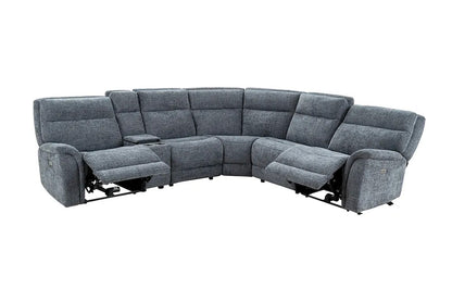 Furniture of America - Mattheus - Power Sectional - Charcoal Gray - CM9944DG-SECT-PM view 2
