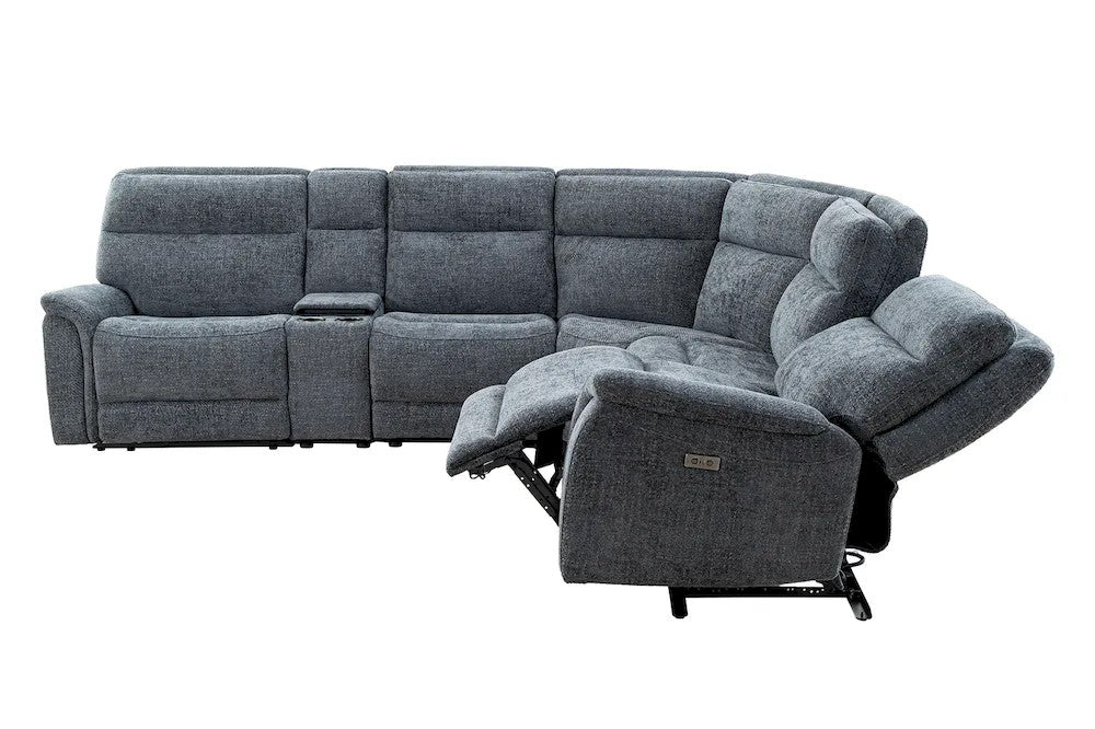 Furniture of America - Mattheus - Power Sectional - Charcoal Gray - CM9944DG-SECT-PM view 7