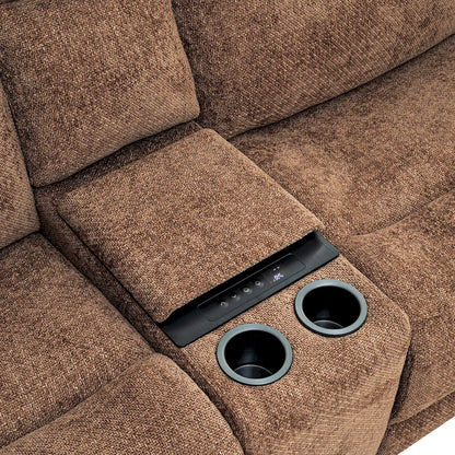 Furniture of America - Mattheus - Power Sectional - Cypress Brown - CM9944BR-SECT-PM view 3