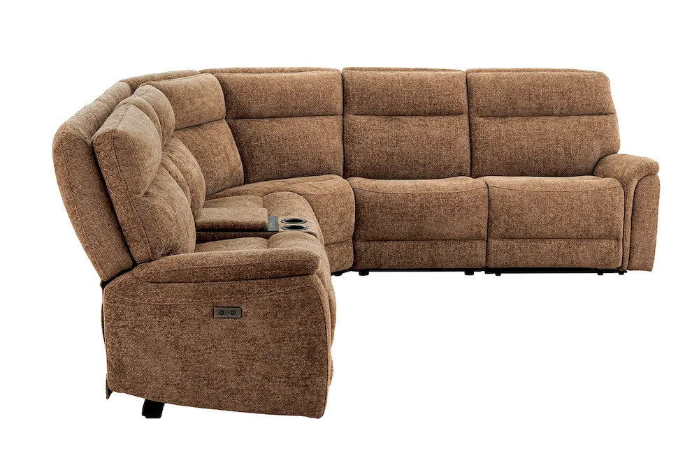 Furniture of America - Mattheus - Power Sectional - Cypress Brown - CM9944BR-SECT-PM view 5