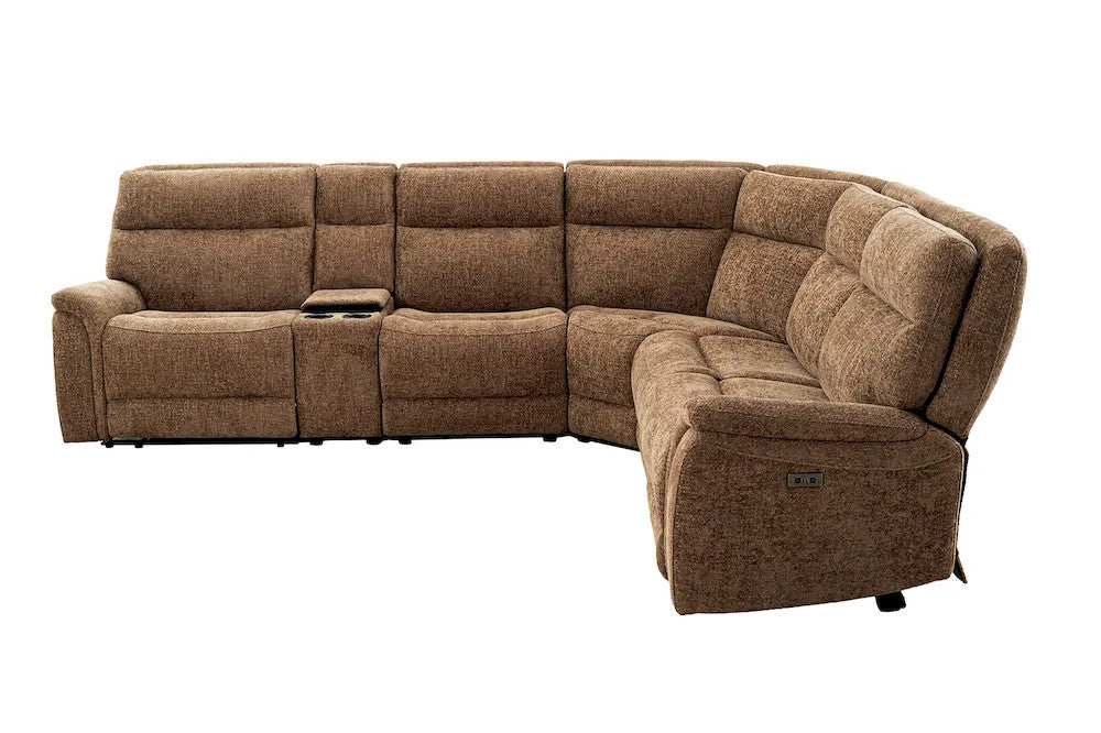 Furniture of America - Mattheus - Power Sectional - Cypress Brown - CM9944BR-SECT-PM view 6