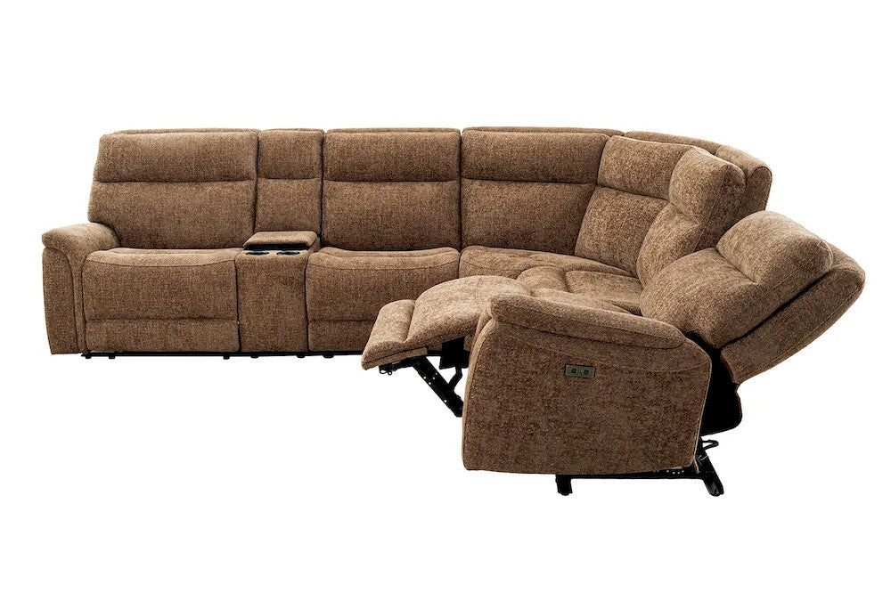 Furniture of America - Mattheus - Power Sectional - Cypress Brown - CM9944BR-SECT-PM view 7
