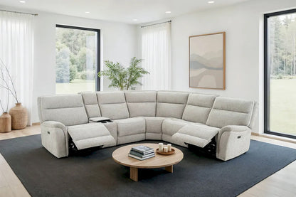 Furniture of America - Mattheus - Power Sectional - Dove Gray - CM9944LG-SECT-PM view 1