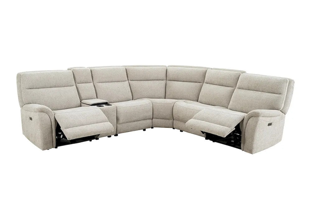 Furniture of America - Mattheus - Power Sectional - Dove Gray - CM9944LG-SECT-PM view 2