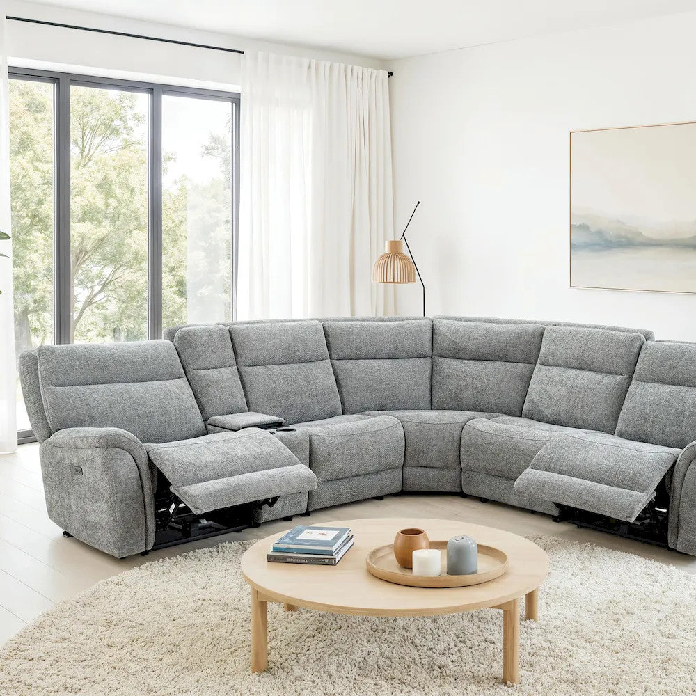 Furniture of America - Mattheus - Power Sectional - Gray - CM9944GY-SECT-PM view 1