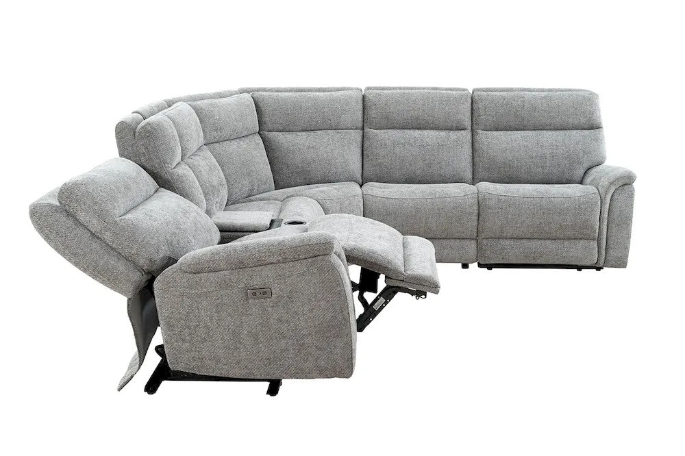 Furniture of America - Mattheus - Power Sectional - Gray - CM9944GY-SECT-PM view 6