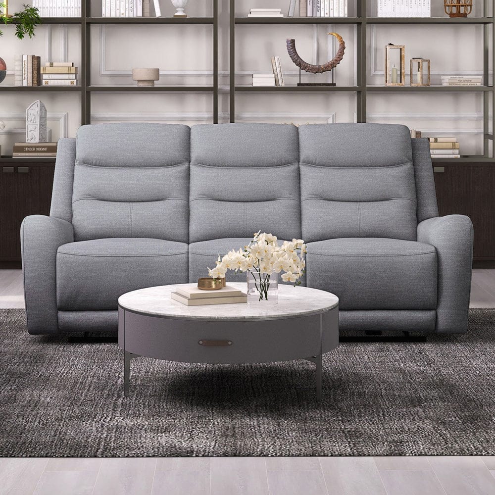Furniture of America - Matthias Sofa + Loveseat in Gray - CM9987GY-M-2PC View 2