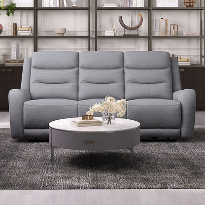 Furniture of America - Matthias Sofa + Loveseat in Gray - CM9987GY-M-2PC View 2
