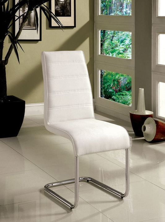 Furniture of America - Mauna Side Chair in White - CM8371WH-SC-2PK View 1