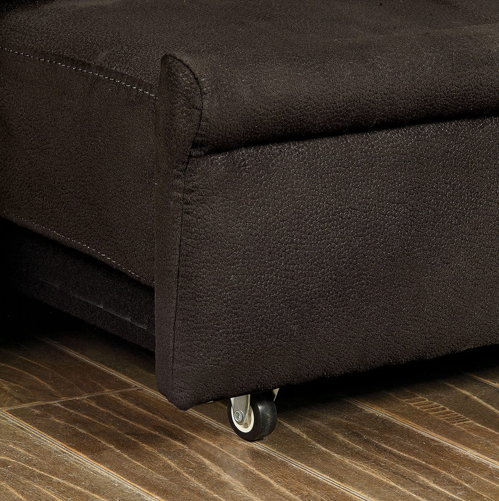 Furniture of America - Mavis Futon Sofa in Dark Brown - CM2691-SET-VN View 8