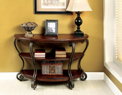 Furniture of America - May Sofa Table in Brown Cherry - CM4326S View 1