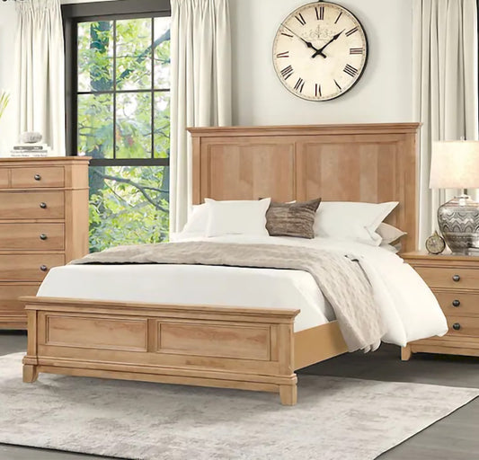 Furniture of America - Mchenry - E.King Bed, Natural Oak - FM7706NT-EK-BED view 1