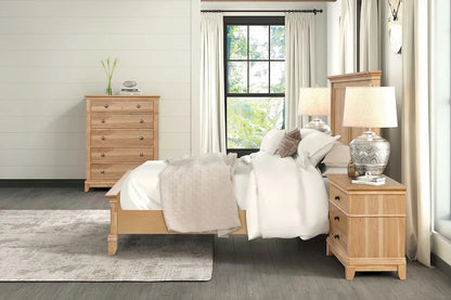 Furniture of America - Mchenry - E.King Bed, Natural Oak - FM7706NT-EK-BED view 3