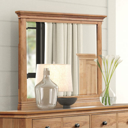 Furniture of America - Mchenry Mirror in Natural Oak - FM7706NT-M View 1