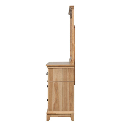 Furniture of America - Mchenry Mirror in Natural Oak - FM7706NT-M View 4