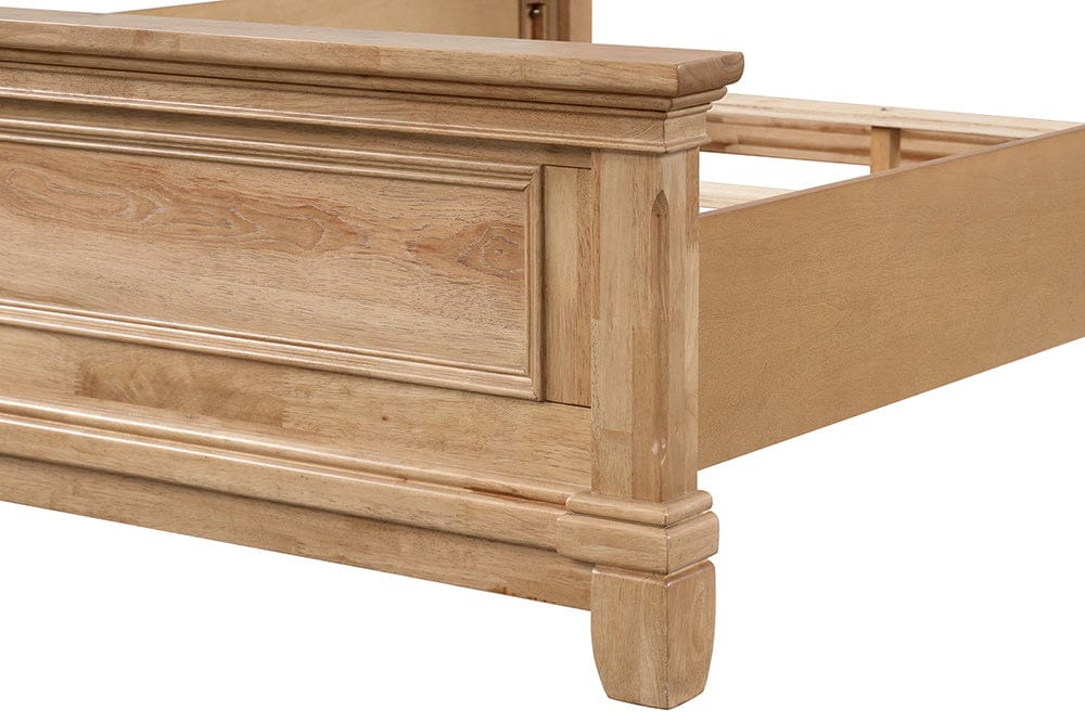 Furniture of America - Mchenry Queen Bed in Natural Oak - FM7706NT-Q-BED View 7