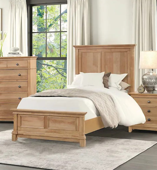 Furniture of America - Mchenry - Twin Bed, Natural Oak - FM7706NT-T-BED view 1