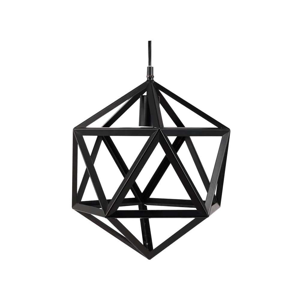 Furniture of America - Mea Ceiling Lamp in Black - L731228 View 1