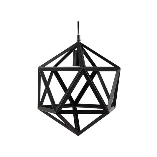 Furniture of America - Mea Ceiling Lamp in Black - L731228 View 1
