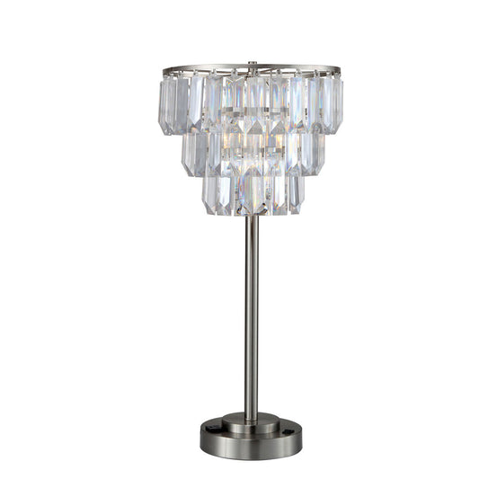 Furniture of America - Meg Table Lamp in Clear - L76936T View 1